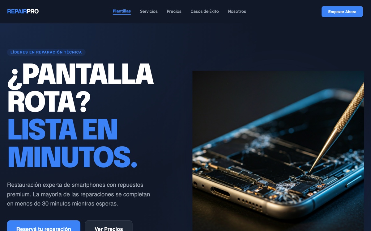 Sitio web para gimnasios en CABA